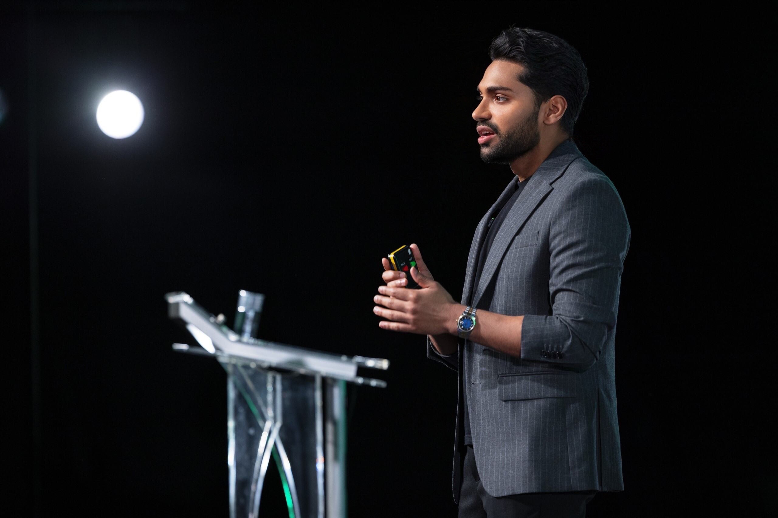 Krish Ramineni keynote at Tech Show London 2025